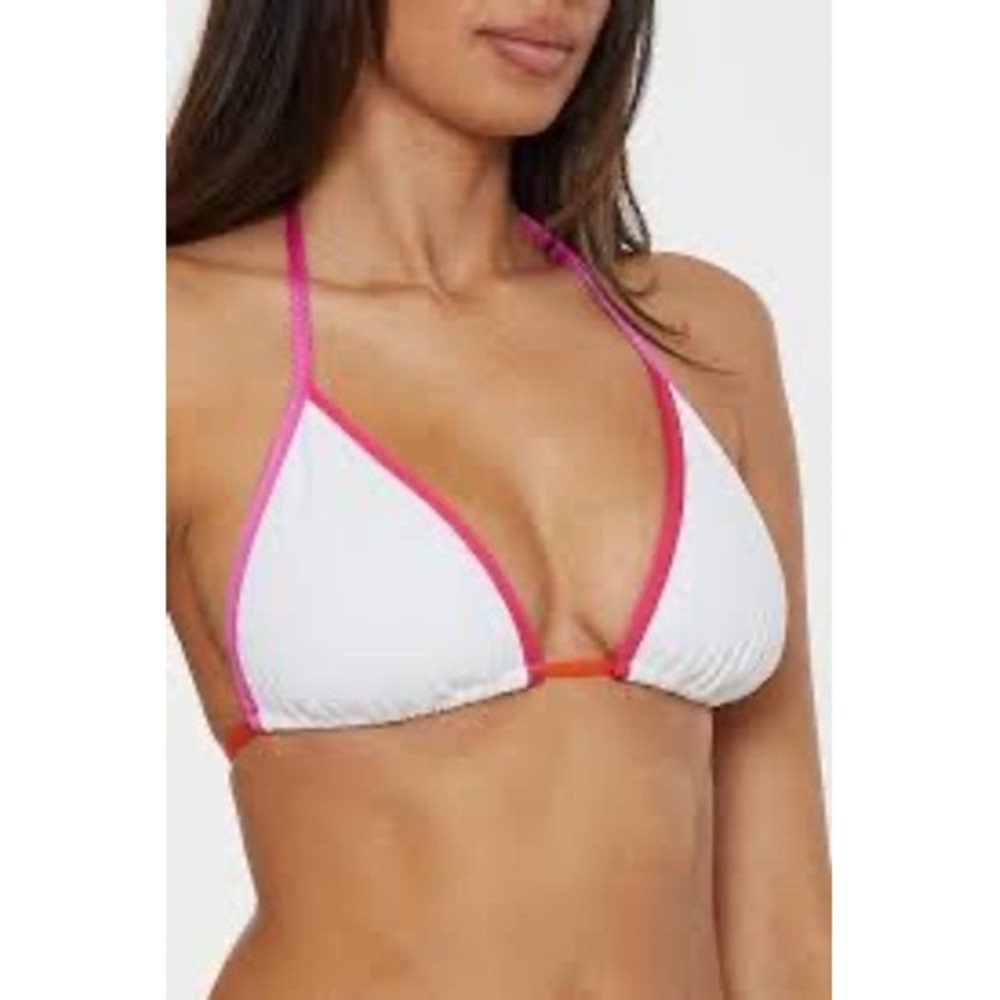 Trina Turk Maori Triangle Bikini Top, Women's Size 8